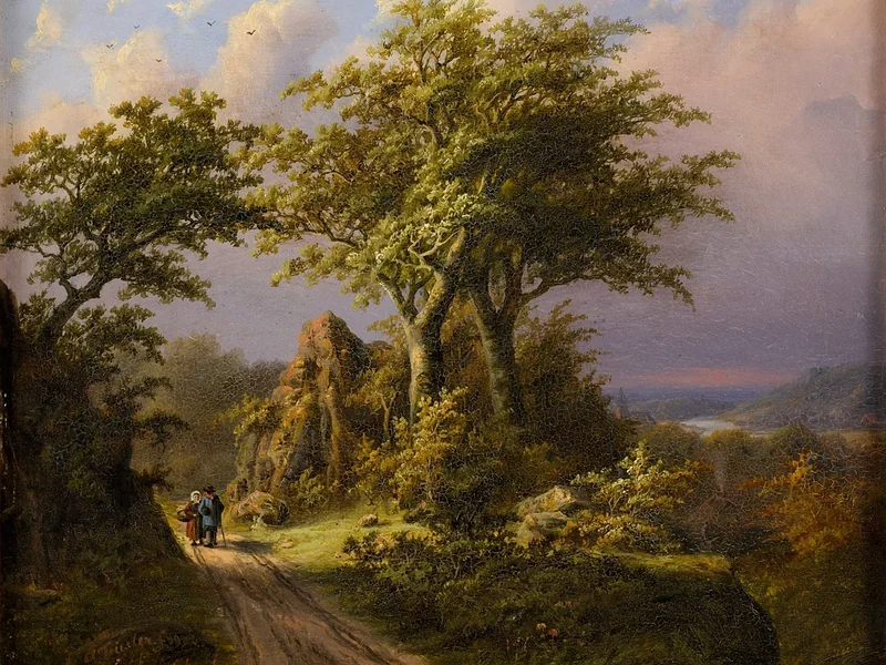 1837-Anthony Biester - Paesaggio